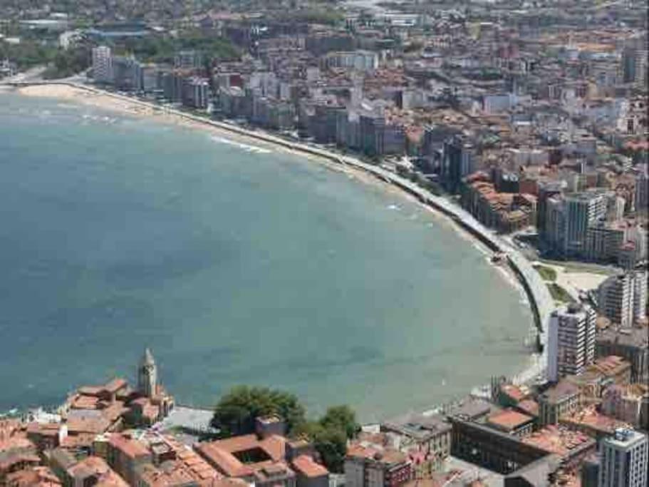 Apartamento A 100Metros De La Playa De San Lorenzo Gijón Exteriér fotografie